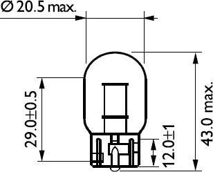 PHILIPS 12065B2 - Lampadina, Indicatore direzione www.autoricambit.com