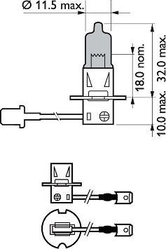 PHILIPS 12336WVUB1 - Lampadina, Faro di profondità www.autoricambit.com