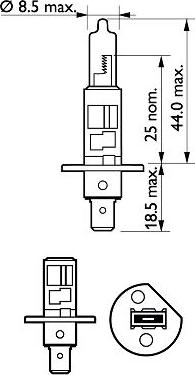 PHILIPS 12258PRB1 - Lampadina, Faro di profondità www.autoricambit.com