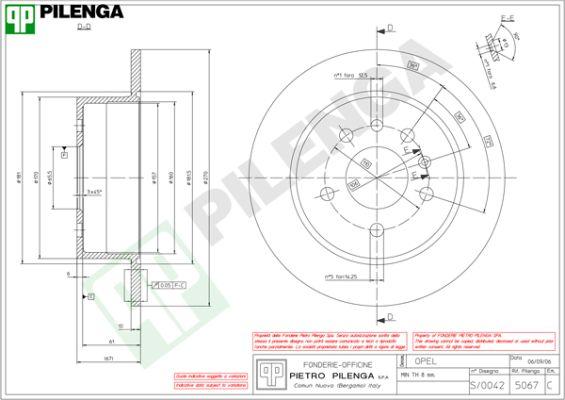 Pilenga 5067 - Discofreno www.autoricambit.com