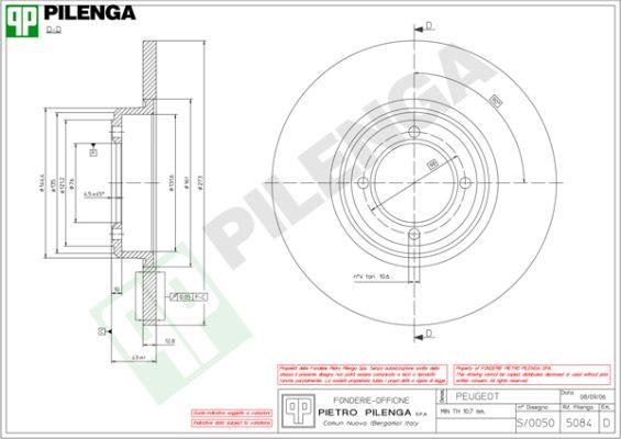 Pilenga 5084 - Discofreno www.autoricambit.com