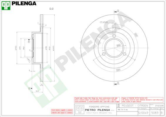 Pilenga 5083 - Discofreno www.autoricambit.com