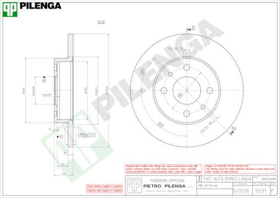 Pilenga 5031 - Discofreno www.autoricambit.com