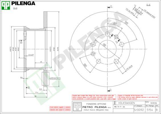 Pilenga 5154 - Discofreno www.autoricambit.com