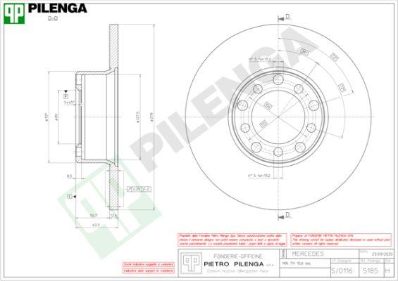 Pilenga 5185 - Discofreno www.autoricambit.com