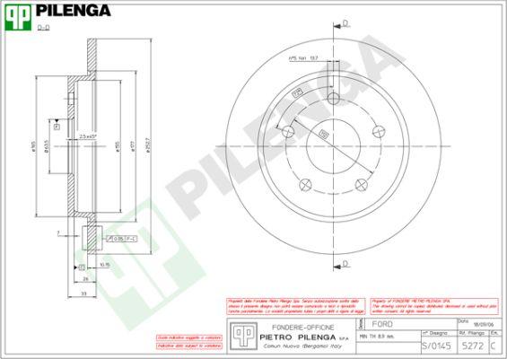 Pilenga 5272 - Discofreno www.autoricambit.com