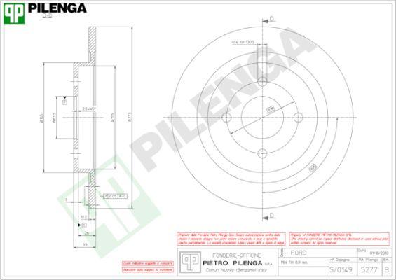 Pilenga 5277 - Discofreno www.autoricambit.com