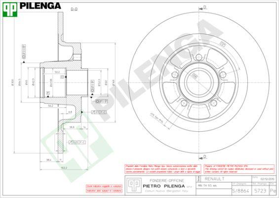 Pilenga 5723 - Discofreno www.autoricambit.com