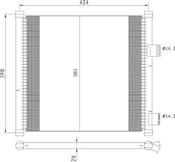 PowerMax 7110405 - Condensatore, Climatizzatore www.autoricambit.com