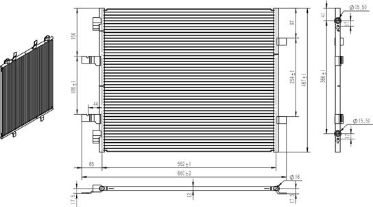 PowerMax 7110486 - Condensatore, Climatizzatore www.autoricambit.com