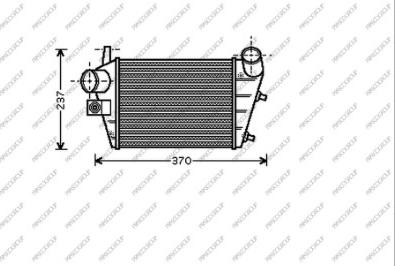 Prasco AA080N001 - Intercooler www.autoricambit.com