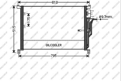 Prasco AD062C001 - Condensatore, Climatizzatore www.autoricambit.com