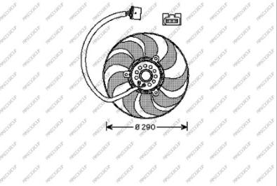 Prasco AD200F007 - Ventola, Raffreddamento motore www.autoricambit.com