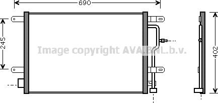 Prasco AI5194 - Condensatore, Climatizzatore www.autoricambit.com