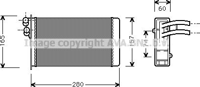 Prasco AI6141 - Scambiatore calore, Riscaldamento abitacolo www.autoricambit.com