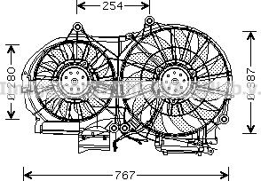 Prasco AI7505 - Ventola, Raffreddamento motore www.autoricambit.com