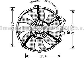 Prasco AI7507 - Ventola, Raffreddamento motore www.autoricambit.com