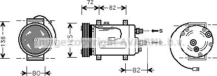 Prasco AIAK178 - Compressore, Climatizzatore www.autoricambit.com