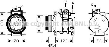 Prasco AIK261 - Compressore, Climatizzatore www.autoricambit.com