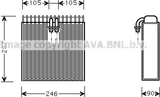 Prasco AIV031 - Evaporatore, Climatizzatore www.autoricambit.com