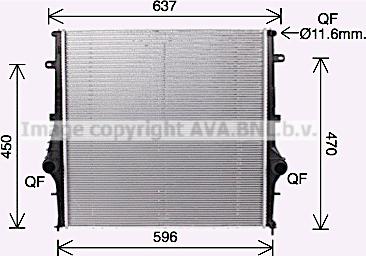 Prasco AL2146 - Radiatore, Raffreddamento motore www.autoricambit.com