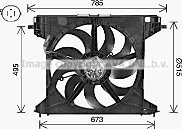 Prasco AL7528 - Ventola, Raffreddamento motore www.autoricambit.com