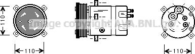 Prasco ALK071 - Compressore, Climatizzatore www.autoricambit.com