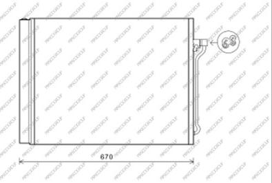 Prasco BM048C004 - Condensatore, Climatizzatore www.autoricambit.com