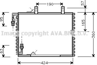 Prasco BW5147 - Condensatore, Climatizzatore www.autoricambit.com