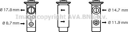 Prasco BW1239 - Valvola ad espansione, Climatizzatore www.autoricambit.com