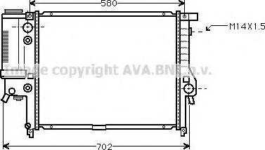 Prasco BWA2122 - Radiatore, Raffreddamento motore www.autoricambit.com