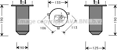 Prasco BWD216 - Essiccatore, Climatizzatore www.autoricambit.com