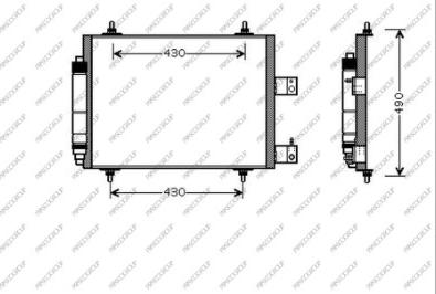 Prasco CI942C001 - Condensatore, Climatizzatore www.autoricambit.com