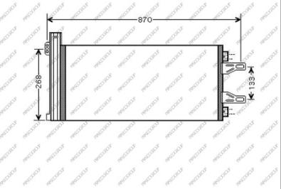 Prasco CI954C002 - Condensatore, Climatizzatore www.autoricambit.com