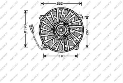 Prasco CI520F003 - Ventola, Raffreddamento motore www.autoricambit.com