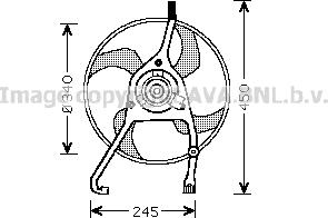 Prasco CN7538 - Ventola, Raffreddamento motore www.autoricambit.com