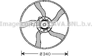 Prasco CN7532 - Ventola, Raffreddamento motore www.autoricambit.com