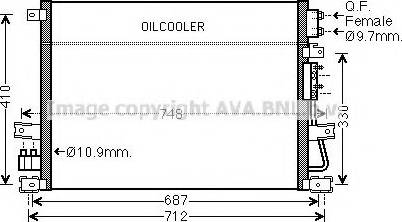 Prasco CR5124 - Condensatore, Climatizzatore www.autoricambit.com