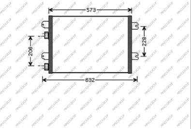 Prasco DA220C003 - Condensatore, Climatizzatore www.autoricambit.com