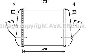 Prasco DN4408 - Intercooler www.autoricambit.com