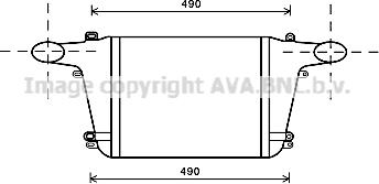 Prasco DN4364 - Intercooler www.autoricambit.com