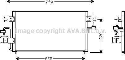 Prasco DN5178 - Condensatore, Climatizzatore www.autoricambit.com