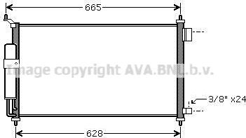 Prasco DN5251D - Condensatore, Climatizzatore www.autoricambit.com