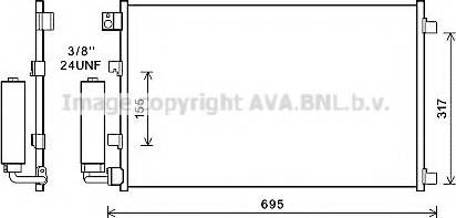 Prasco DN5281 - Condensatore, Climatizzatore www.autoricambit.com