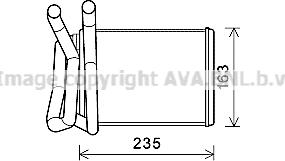 Prasco DN6426 - Scambiatore calore, Riscaldamento abitacolo www.autoricambit.com