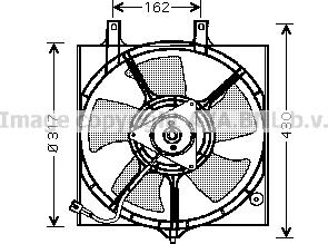 Prasco DN7510 - Ventola, Raffreddamento motore www.autoricambit.com