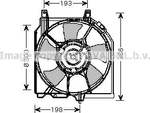 Prasco DN7521 - Ventola, Raffreddamento motore www.autoricambit.com