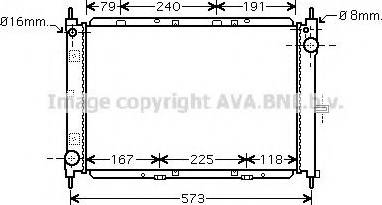 Prasco DNA2260 - Radiatore, Raffreddamento motore www.autoricambit.com