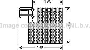 Prasco DNV257 - Evaporatore, Climatizzatore www.autoricambit.com