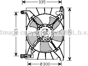 Prasco DW7511 - Ventola, Raffreddamento motore www.autoricambit.com